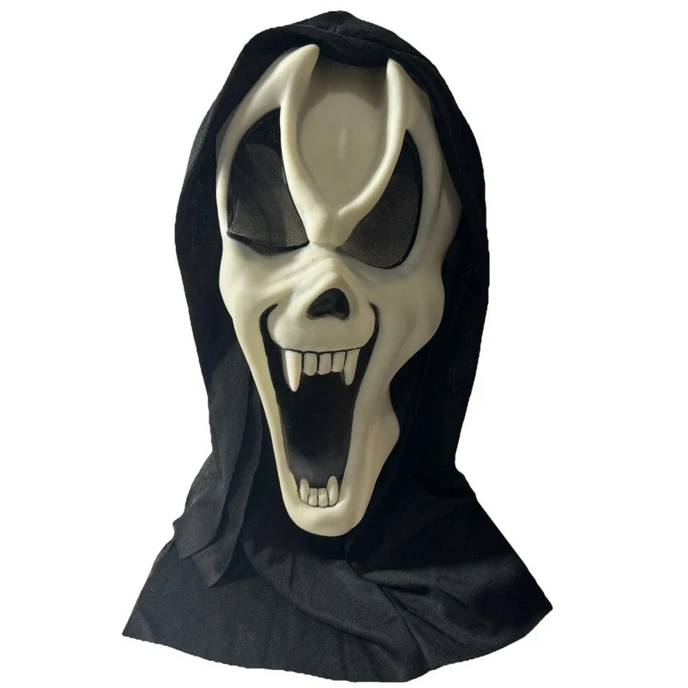 Ghost Faced Mask Easter Unlimited Funworld Scream Rubber Glow-Dark #9206